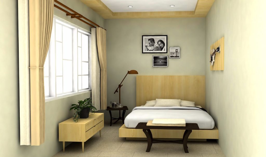 kamar tidur scandinavian desain