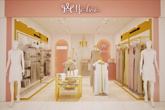 desain interior toko hijab